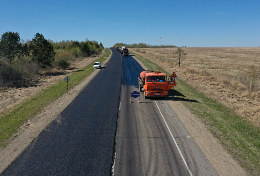 В Амурской области продолжаются работы на региональной автотрассе Благовещенск – Гомелевка